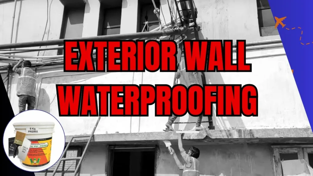 Exterior Wall Waterproofing in Ahmedabad for Rain Protection 3 Exterior Wall Waterproofing process